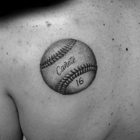 Memorial Baseball Tattoo, Small Baseball Tattoo For Women, Baseball Mom Tattoo Ideas, Small Baseball Tattoo, Modern Baseball Tattoo, Baseball Tattoo Ideas For Women, Baseball Tattoo For Men, Baseball Tattoo Ideas, Mom Son Tattoo