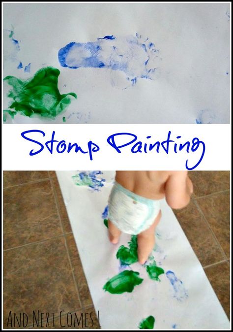 Dinosaur Activities For Infants, Process Art For Toddlers, Dinosaur Week, Art For Toddlers, Dinosaur Lesson, Toddler Projects, Craft For Toddlers, Dance Painting, Toddler Lessons