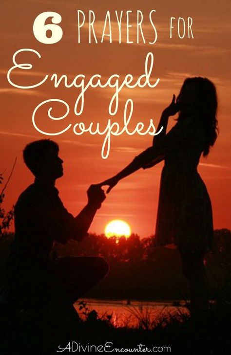 Six biblical prayers for engaged couples. Pray these over your own engagement, or on behalf of an engaged couple in your life. Biblical Prayers, Engagement Message, Couples Prayer, Ways To Pray, Engagement Wishes, Wedding Prayer, Relationship Prayer, Engagement Quotes, Prayers For Strength