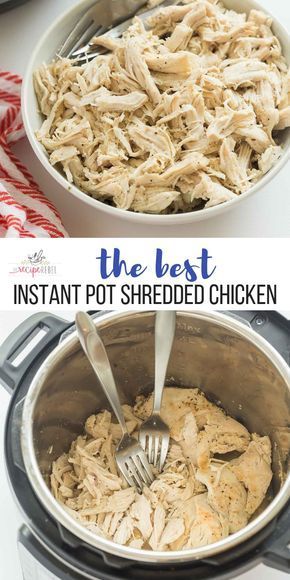 Instant Pot Shredded Chicken, Instant Pot Chicken Breast, Cooking Frozen Chicken, Weekly Meal Prep, Shredded Chicken Recipes, Instant Pot Recipes Chicken, Instant Pot Dinner Recipes, Easy Instant Pot Recipes, Cook Chicken Breast