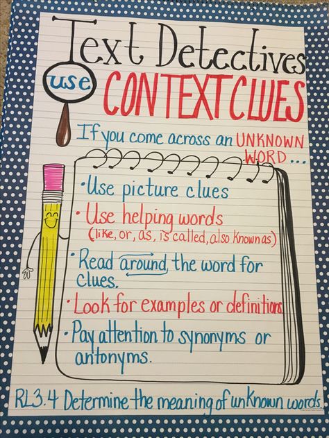 Context Clues anchor chart Vocabulary Context Clues Anchor Chart, Ell Anchor Charts, Context Clues Anchor Chart 2nd Grade, Context Clues Anchor Chart, Context Clues Worksheets, Ela Anchor Charts, Envision Math, Teacher Aesthetic, Classroom Anchor Charts