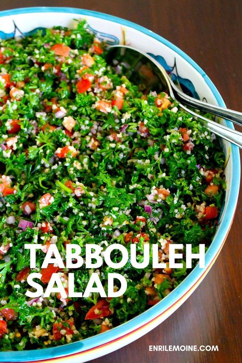 Tabouli Salad Recipe, Middle Eastern Recipes Arabic Food, Tabouli Recipe, Tabouli Salad, Tabbouleh Recipe, Dinner Recipes Chicken, Middle East Recipes, Tabbouleh Salad, Chicken Healthy