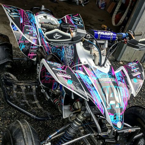 Atv Quads Yamaha, Quad Racing, Best Off Road Vehicles, Atv Motocross, All Terrain Bike, Motocross Girls, Motocross Love, Cool Dirt Bikes, 4 Wheelers