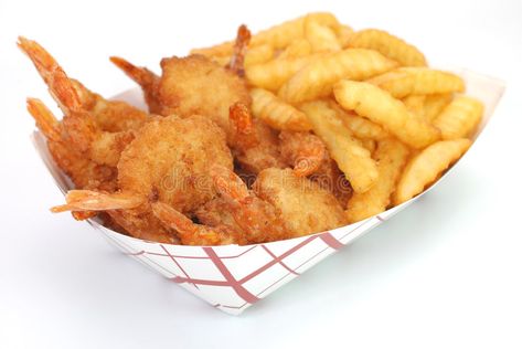 Fried Shrimp and French Fries. Basket isolated on white background , #Sponsored, #French, #Fries, #Fried, #Shrimp, #white #ad Circleville Pumpkin Show, Shrimp Festival, Pumpkin Show, Shrimp Farming, Seafood House, Potato Juice, Hot Pack, Fried Shrimp, Fresh Seafood