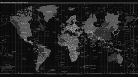 Dark Time Zone World Map Wallpaper Desktop Wallpaper Black, Maps Aesthetic, Black Wallpapers, Wallpaper Notebook, 4k Wallpapers For Pc, Laptop Wallpaper Desktop Wallpapers, World Map Wallpaper, Computer Wallpaper Desktop Wallpapers, Desktop Wallpaper Art