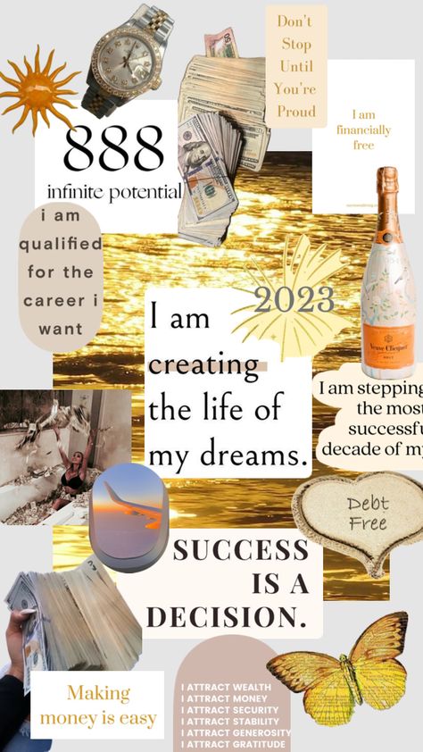 Money and financial freedom manifested! #manifestation #goals #manifestationboard #money #richgirls Freedom Pictures, Abundance Images, Manifestation Goals, Success Aesthetic, Free Vision Board, Saving Money Chart, Money Vision Board, Best Way To Make Money, Affirmation Board