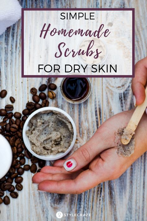 Face scrub plays a very important role in your beauty regime. It takes away all the impurities from your skin while making it healthy, supple and youthful. These homemade scrubs will not only clean your skin but will also take care of it. #skin #skincare #facescrubs #beauty #dryskin #diy Dry Skin Diy, Homemade Scrubs, Homemade Eye Cream, Spa Recipes, Diy Face Scrub, Organic Skin Care Recipes, Hair Scrub, Homemade Scrub, Diy Lip Gloss