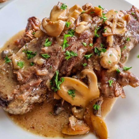 Crockpot Roast With Mushrooms, Cream Of Mushroom Roast, Pot Roast Meals, Pot Roast With Mushrooms, Roast Meals, Roast With Mushrooms, Chuck Pot Roast, Chicken In Wine Sauce, Easy Entertaining Food