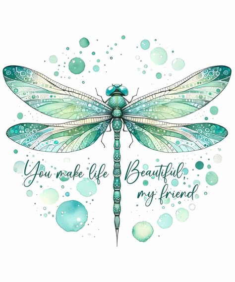 Dragonfly Quotes, Dragonfly Artwork, Dragonfly Drawing, Dragonfly Images, Dragonfly Tattoo Design, Watercolor Dragonfly, Dragon Flies, Dragonfly Tattoo, Dragonfly Art