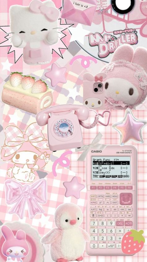 Cute Mochi, Cute Iphone Wallpaper Tumblr, Funny Stick Figures, Pink Wallpaper Hello Kitty, Cute Scrapbooks, Walpaper Hello Kitty, Kpop Iphone Wallpaper, Cute Birthday Pictures, Future Wallpaper