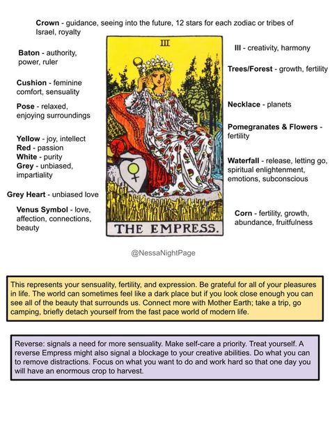 Tarot Card Symbols And Meanings, The Empress Tarot Card Art, The World Tarot Card Meaning, The Empress Tarot Meaning, Empress Tarot Card Meaning, Tarot Pulls, Tarot Elements, Tarot Symbols, World Tarot Card