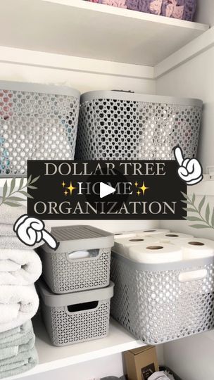 Diy Dollar Tree Decor Bathroom, Bathroom Closet Organization Dollar Tree, Dollar Tree Under Sink Organization, Dollar Tree Organization Bathroom, Dollar Tree Closet Organization, Broom Closet Organization, Shelf Organization Ideas, Dollar Tree Organization Ideas, Dollar Store Organization Hacks