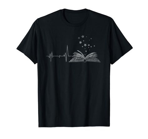 PRICES MAY VARY. Lightweight, Classic fit, Double-needle sleeve and bottom hem Novelty Clothing, T Shirt Image, Reading Book, Toddler Hoodie, Book Reader, Teacher Tshirts, Tour T Shirts, Librarian, Quality T Shirts