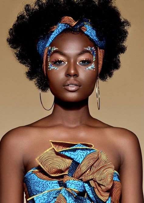 African Photoshoot Ideas, African Makeup, Ethno Style, Everyday Makeup Routine, African Models, African Girl, African Queen, Braids For Long Hair, African Beauty