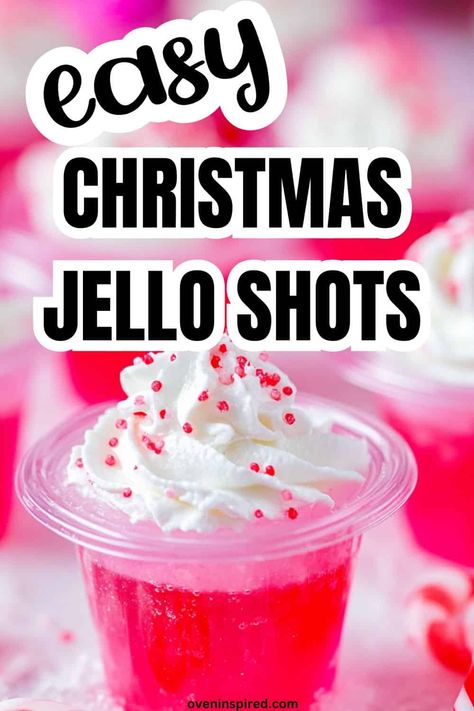 Check out these delicious and very easy Christmas jello shots for your holiday parties this season. Save this pin! Jello Shot Christmas, White Jello Shots Recipes, Red And Green Jello Shots, Creamy Jello Shots, Santa Jello Shots, Cherry Jello Shots With Vodka, How To Make Jell-o Shots, Holiday Jello Shots Christmas, Kids Jello Shots