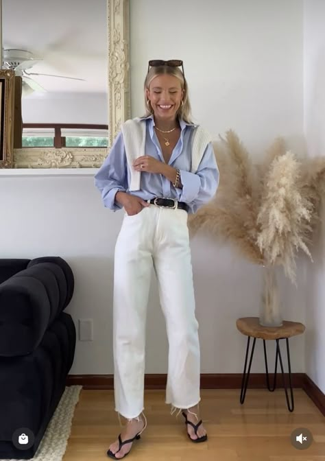 Look Old Money, White Linen Pants Outfit, The Old Money Aesthetic, Old Money Look, Linen Shirt Outfit, White Pants Outfit, Outfits Con Jeans, White Jeans Outfit, Winter Fashion Outfits Casual