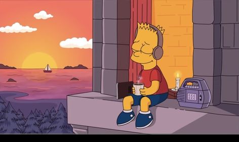 Swag Poster, Bart Simpson Art, Lofi Beats, Lofi Music, Chill Out Music, Chill Music, Hip Hop Artwork, Drawing Cartoon Faces, Simpsons Art