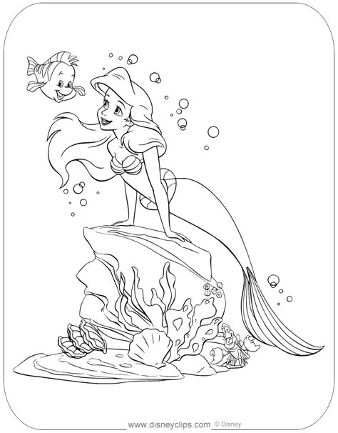 Little Mermaid Coloring Pages, Ariel Coloring Pages, Mermaid Coloring Book, Disney Princess Colors, Spiderman Coloring, Disney Princess Coloring Pages, Mermaid Drawings, Disney Tattoo, Mermaid Coloring Pages