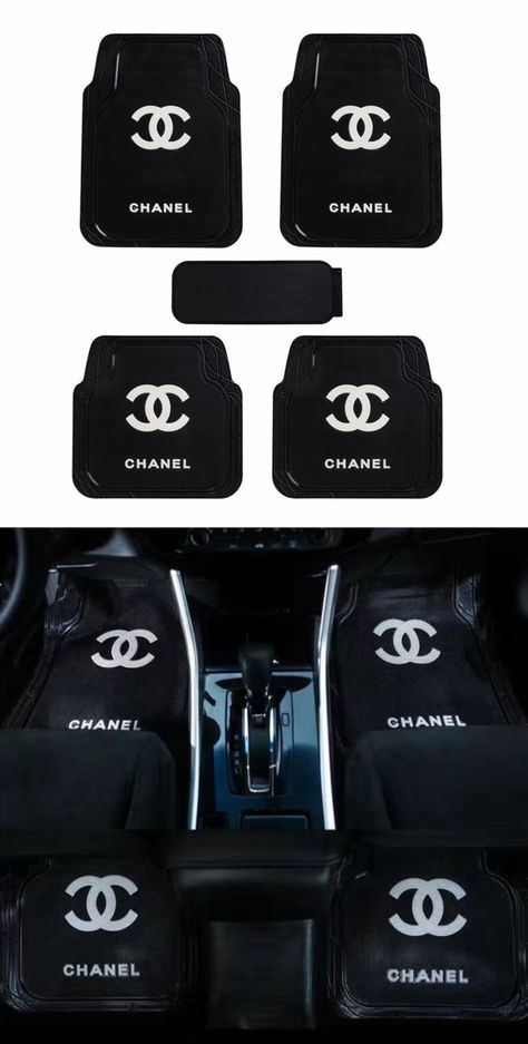 Chanel Car Floor Mats 5pcs Set Automobile Carpet Set HSQP550 Car Mats Skidproof Car Accessories Auto Carpet Set Beautifying Car Decorations Cars Range Rover, Luxury Cars Range Rover, Car Salesman, New Luxury Cars, Red Chanel, Car Carpet, Car Cleaning Hacks, Jeep Accessories, Car Decorations