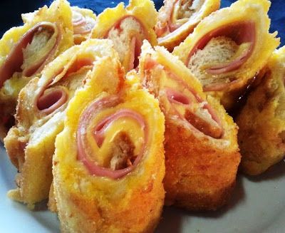 Welcome to Mely's kitchen...the place of glorious foods: Ham and Cheese Bread Rolls Ham And Cheese Bread, Cheese Bread Rolls, How To Make Ham, Cheese Roll, Bread Appetizers, Bread Roll, Bread Bun, Puff Pastry Recipes, Cheese Bread