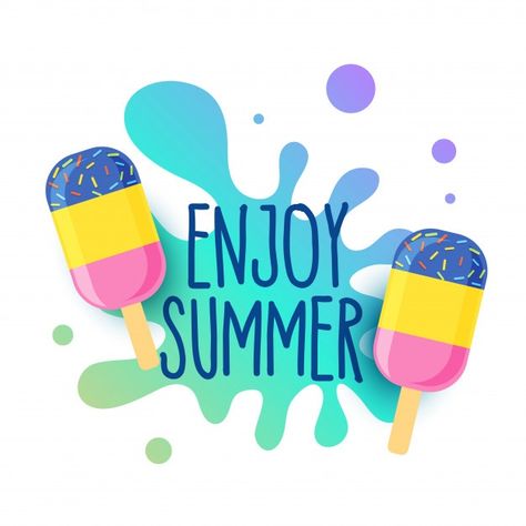 Happy summer icecream background with wa... | Free Vector #Freepik #freevector #background #water #summer #splash Jug Illustration, Retro Map, Splash Free, Water Splash, Business Banner, Holiday Background, Summer Quotes, Enjoy Summer, Creation Couture