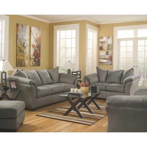 7500538 in by Ashley Furniture in Belle Glade, FL - Darcy Sofa Comfy Pillow, Sofa And Loveseat Set, Comfy Pillows, Sofa Loveseat, Chair Ottoman, Ashley Furniture Homestore, Living Room Collections, Sofa Living, Loveseat Sofa