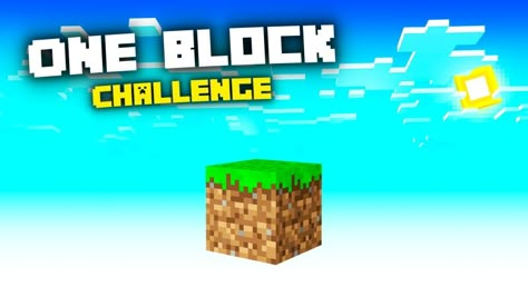 Minecraft One Block Thumbnail, Minecraft Thumbnail Background, One Block Minecraft, Ff Thumbnail, Minecraft Thumbnail, Minecraft Photo, Marketplace Minecraft, Minecraft Marketplace, Minecraft Gifts