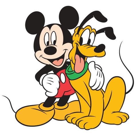 Mickey Mouse Wall Art, Male Cartoon Characters, Pluto Disney, Disney Clipart, Mickey Mouse Images, Walt Disney Mickey Mouse, Mickey Mouse Art, Disney Favorites, Jeff Gordon