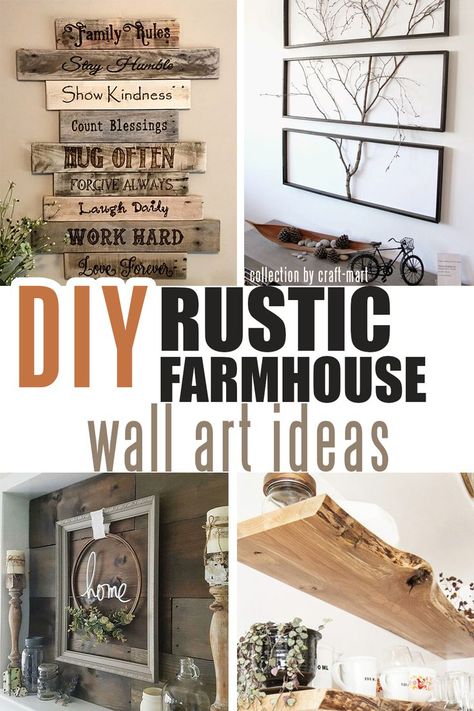 rustic wall art Rustic Picture Display, Farm Kitchen Wall Decor Ideas, Kitchen Wall Art Ideas Farmhouse, Rustic Wall Hanging Ideas, Large Rustic Wall Art, Old Wall Decor, Southwest Farmhouse Decor Bedroom, Unique Wall Art Ideas Diy, Country Kitchen Art