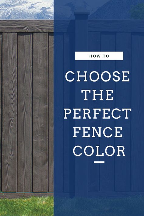 Modern Fence Color, House Front Fence Ideas, Fence Color For Red Brick House, Fence Colors Stained, Wood Privacy Fence Stain Colors, Fence Stain Colors Ideas With Grey House, Modern Fence Stain Colors, Modern Fence Color Ideas, Grey House Fence Color