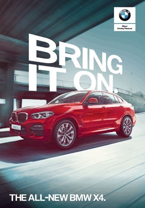 Car Advertising Design, Ad Car, 광고 디자인, Social Media Advertising Design, Bmw X4, Publicidad Creativa, Racing Posters, Vw T1, Social Media Design Inspiration