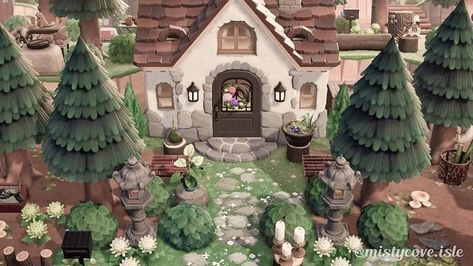 Animale Crossing, Nature Core, House In The Forest, Acnh Paths, Animal Crossing New Horizon, Acnh Inspiration, Acnh Cottagecore, Animals Crossing, Ac New Leaf