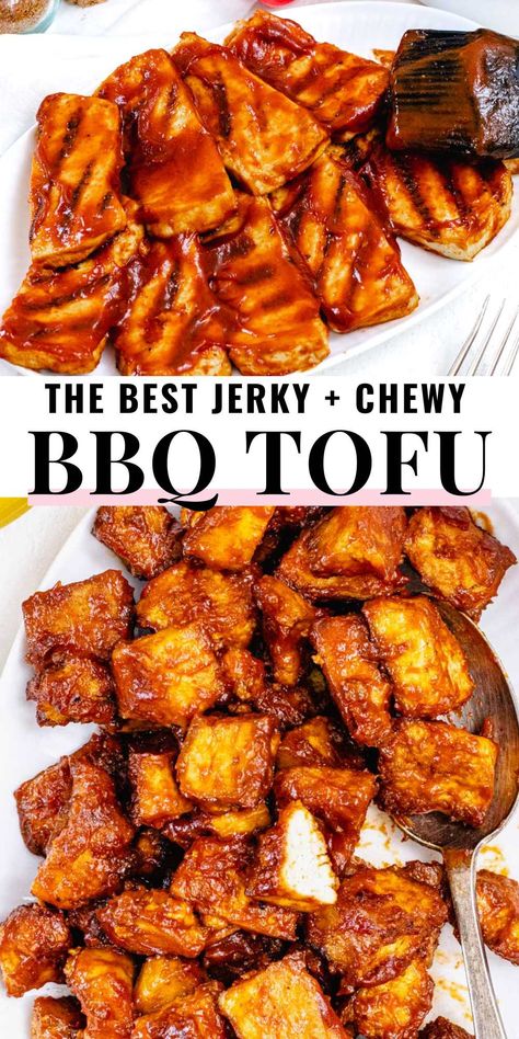 Tofu Block Recipe, Barbecue Tofu Recipes, Tofu Snacks, Tofu Bites, Best Tofu, Tofu Cubes, Vegan Board, Food Comfort, Plant Based School