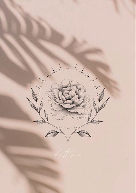 peony, tattoo design, available Floral Tattoo Design Peony, Moon And Peony Tattoo, Blooming Peony Tattoo, Peonie Tattoo Designs, Fineline Peony Tattoo, Pioni Flowers Tattoo, Small Peony Tattoo Simple, Ornamental Peony Tattoo, Peony Chest Tattoo Female