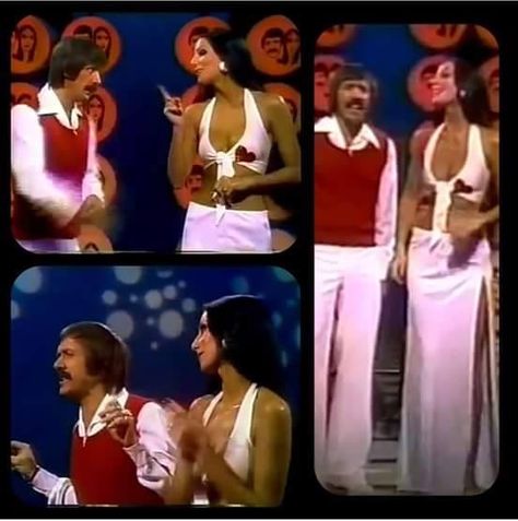 Cher Outfits 70s, 70s Cher, Cher And Sonny, Sonny Cher, Cher Outfits, Cher Bono, I Got You Babe, Outfits 70s, The Bayou