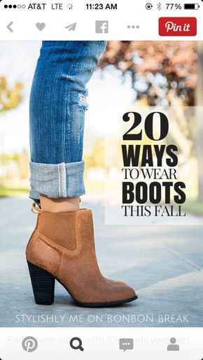 Low Boots Outfit How To Wear, Tan Ankle Boots Outfit, Mode Shoes, Rolled Up Jeans, Mode Tips, Tan Ankle Boots, Cute Boots, Looks Style, Mode Inspiration