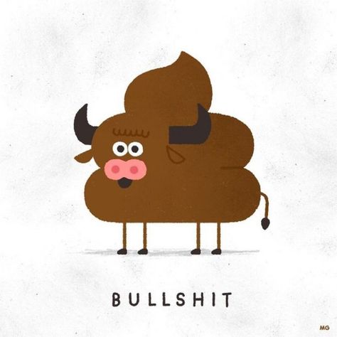 Funny Art Drawings, Bull Illustration, Sarcastic Art, Pun Art, Sublimacion Ideas, Visual Puns, Funny Artwork, Cute Puns, Cute Jokes