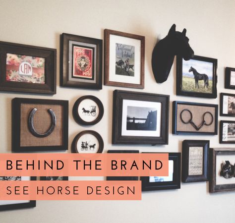 Behind The Brand: See Horse Design Horse Themed Decor, Horse Themed Living Room, Western Horse Bedroom Ideas, Equestrian Bedroom, See Horse, Eaton House, Horse Room Decor, Horse Themed Bedrooms, Horse House