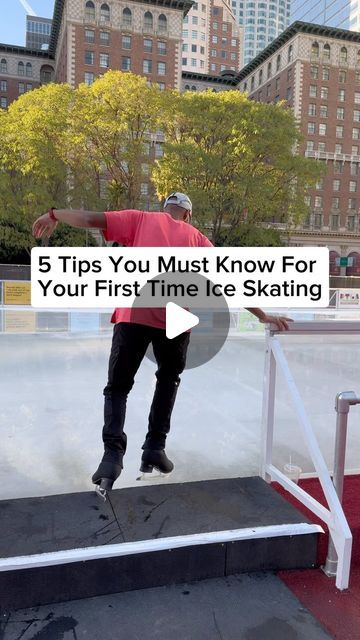 Jean-Philippe Eyelom | Skating Instructor on Instagram: "Tired of holding the boards? 🫣 Secret tip at the end and here’s 5 skating tips to help you on your first time ice skating:

*Wear a helmet & wrist guards if it’s your very first time. I’m taking risks by not wearing any protective gears..

1. Bend your knees and keep your back straight. Try to aligned your hips with your head

2. Duck Walk to move forward. Point your toes out, skates in a “V” and take small steps

3. Hold your knees if you’re losing balance

4. Combine step 2 & 3 to work on your balance and confidence on the ice

5. Look in front of you and not down 

Secret Tip: Transfer your weight from left to right or vice versa. 

📍: Pershing Square Downtown LA @holidayicerinkdtla 

Follow to learn how NOT to fall when ice ska Ice Skating Tips, How To Ice Skate, Pershing Square, Skating Tips, Taking Risks, Jean Philippe, Small Steps, To Move Forward, Move Forward