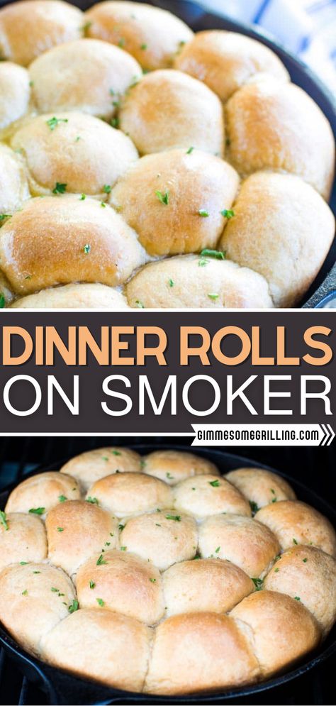 Smoker Pull Apart Bread, Bread In Smoker, Smoker Bread Recipes, Bread On The Smoker, Traeger Christmas Recipes, Smoker Sides Dishes, Smoker Meals, Easter Breakfast Ideas, Easter Side Dish