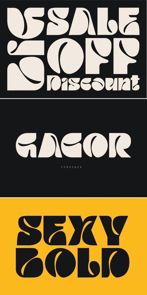 Gacor is a modern retro display font with a bold and stylish look. It's perfect for headings, posters, and other eye-catching designs. Download it now! #Gacor #retro #display#Retro_Font_Alphabet_70s #Bohemian_Font #Blood_Font #Retro_Concept Bohemian Font, Blood Font, Retro Concept, Retro Display, Timeless Font, Unique Lettering, Funky Fonts, Poster Movie, Popular Fonts