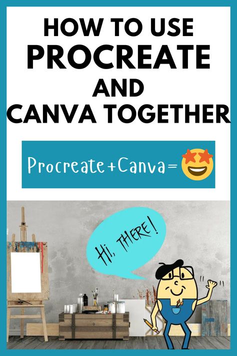 How to Use Procreate with Canva: Merging Digital Drawing and Graphic Design Tutorial! Canva is a powerhouse in the graphic design world, while Procreate is a powerhouse in the digital art world. What if you put the powers of these two amazing art programs together? In this lesson, learn how to use Canva and Procreate for the same peice of art! Free Procreate Tutorial, Learn To Draw Procreate, Procreate Lessons, Procreate Classes, Patterns Procreate, Procreate Resources, Procreate Downloads, Tutorial Canva, Procreate Pocket