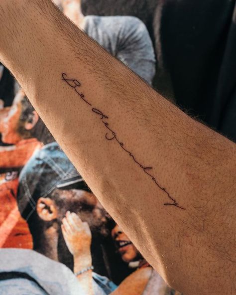 Book on Instagram: “Somethin to live by 💉” Devin Booker Tattoo, Basketball Tattoos, Arm Tattoos For Guys Forearm, Husband Tattoo, Be Legendary, Cute Hand Tattoos, Forarm Tattoos, Tattoos For Black Skin, Infinity Tattoos