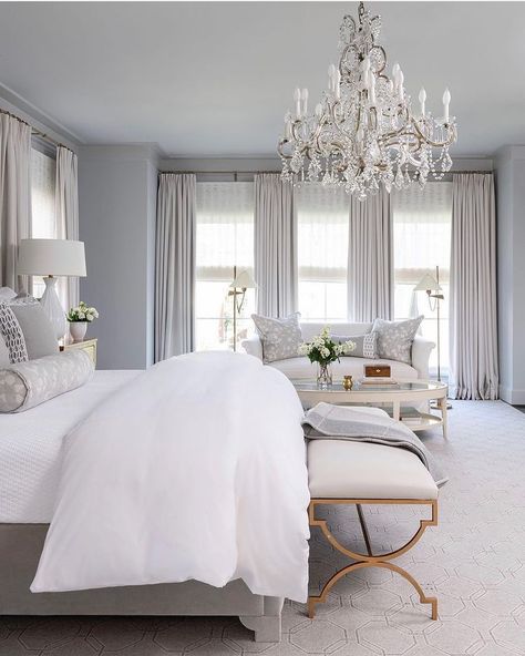 White And Gold Bedroom Ideas, White And Gold Bedroom, Gold Bedroom Ideas, Bedroom Carpets, Stark Carpet, Luxe Bedroom, Guest Bedroom Decor, Bedroom Bliss, Gold Bedroom