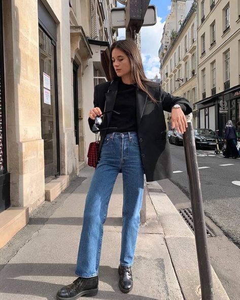 French Girl Fashion, Fall Denim Trends, Parisian Outfit, Looks Jeans, Jeans Outfit Fall, French Girl Style, Fall Denim, Denim Trends, French Women