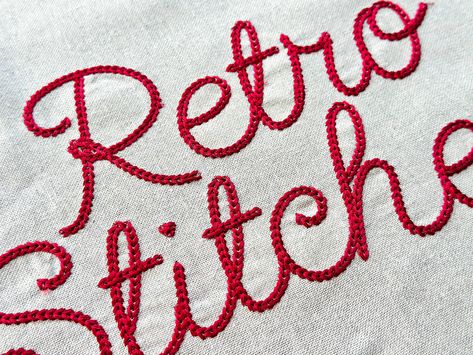 Sweater Handmade, Chain Stitch Embroidery, Embroidery Alphabet, Embroidery Letters, Machine Embroidery Projects, Hand Embroidery Projects, Embroidery Monogram, Handwritten Font, Embroidery Fonts