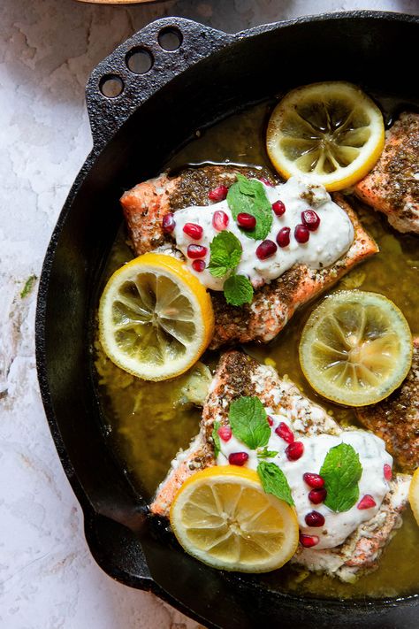 Lemon Butter Fish, Butter Fish Recipe, Dried Lemon Zest, Butter Fish, Salmon With Lemon, Gluten Free Main Dishes, Bread Dip, Crusted Salmon, Za Atar