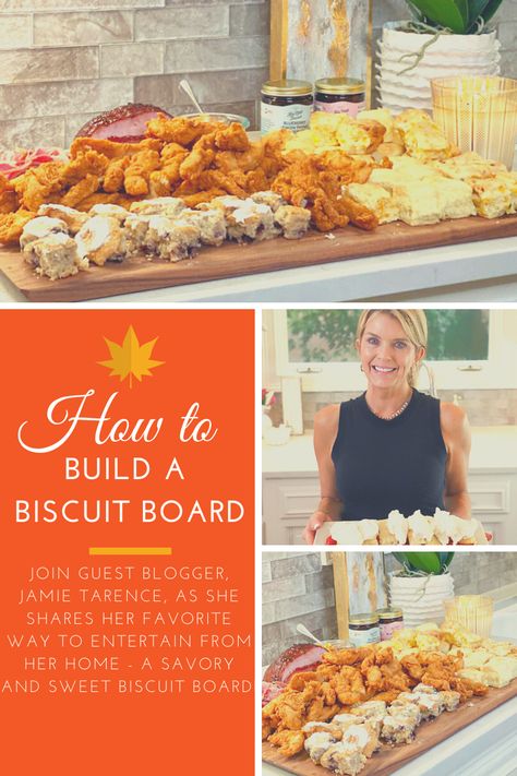 Biscuit Charcuterie Board Ideas, Biscuits And Gravy Charcuterie Board, Biscuit Board Ideas, Biscuit Charcuterie Board, Southern Charcuterie Board, Biscuit Bar Brunch, Biscuit Bar Ideas, Biscuit Brunch, Southern Sausage Gravy