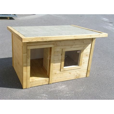 Insulated dog house REX Insulated Dog House Diy, Insulated Dog House Winter, Dog House Diy Plans, Igloo Dog House, Diy Dog House Outdoor Large Insulated, Dog House Plans Insulated, Dog House Insulated, Insulated Dog House, Public Playground