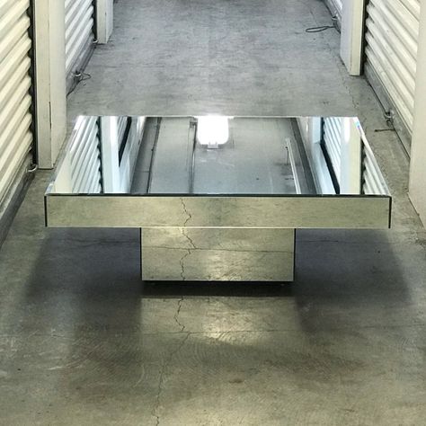 Out Of Stok on Instagram: “Vintage 70s Mirrored Cubed Coffee Table - (SOLD) 42”W x 42”D x 16”T  Beautiful Disco era large mirrored square table with low profile…” 70s Mirror, Mirror Coffee Table, Mirror Cube, Disco Mirror, Club Scene, Mirrored Coffee Tables, Disco Era, Square Table, Square Tables